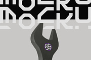 Wrench Mockup, a Mockup by hiddemaru (Thumbnail 3 of 4)