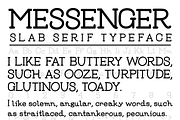 TSS Messenger, a Slab Serif Font by bciii design (Thumbnail 3 of 3)