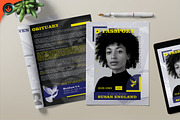 Modern Passport Funeral Program, a Brochure Template by SeraphimChris (Thumbnail 5 of 7)