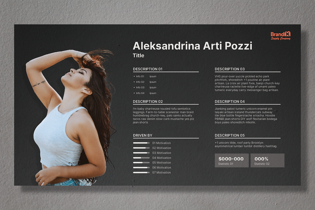Agenzia I User Persona Template +, a Branding & Logo Template by Brand_x Supply Co. (Photo 7 of 22)