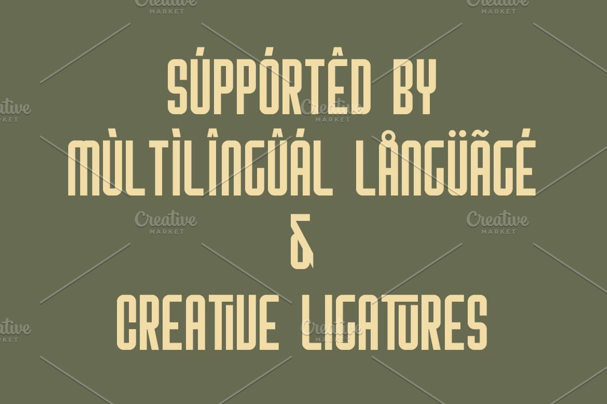 Mauritania Condensed Sans Serif, a Sans Serif Font by Artiveko (Photo 3 of 5)