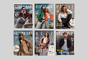 Magazine Cover Template Set, a Magazine Template by BrandPacks (Thumbnail 2 of 8)
