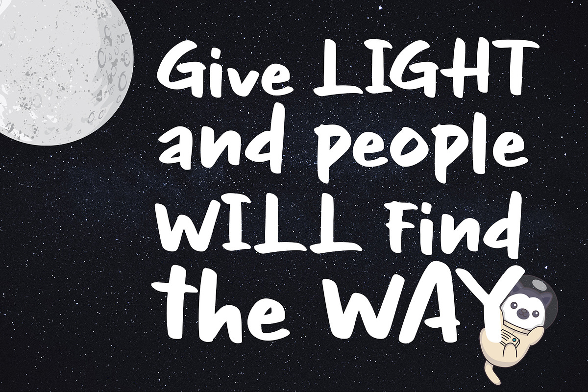 Night Glow - Handwritten Font preview 6