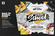 Back To School Flyer Template, a Flyer Template by Tarommir (Thumbnail 1 of 3)