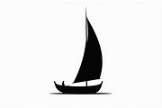 Sailing & Cargo Ship Silhouette Pack, an Illustration by Designs_River (Thumbnail 7 of 9)
