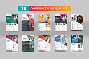 Conference Flyers Template Bundle, a Flyer Template by Limino™ Studio (Thumbnail 1 of 3)