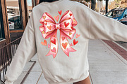 Valentines Day Coquette Bow PNG, an Illustration by SinaCreation (Thumbnail 10 of 11)