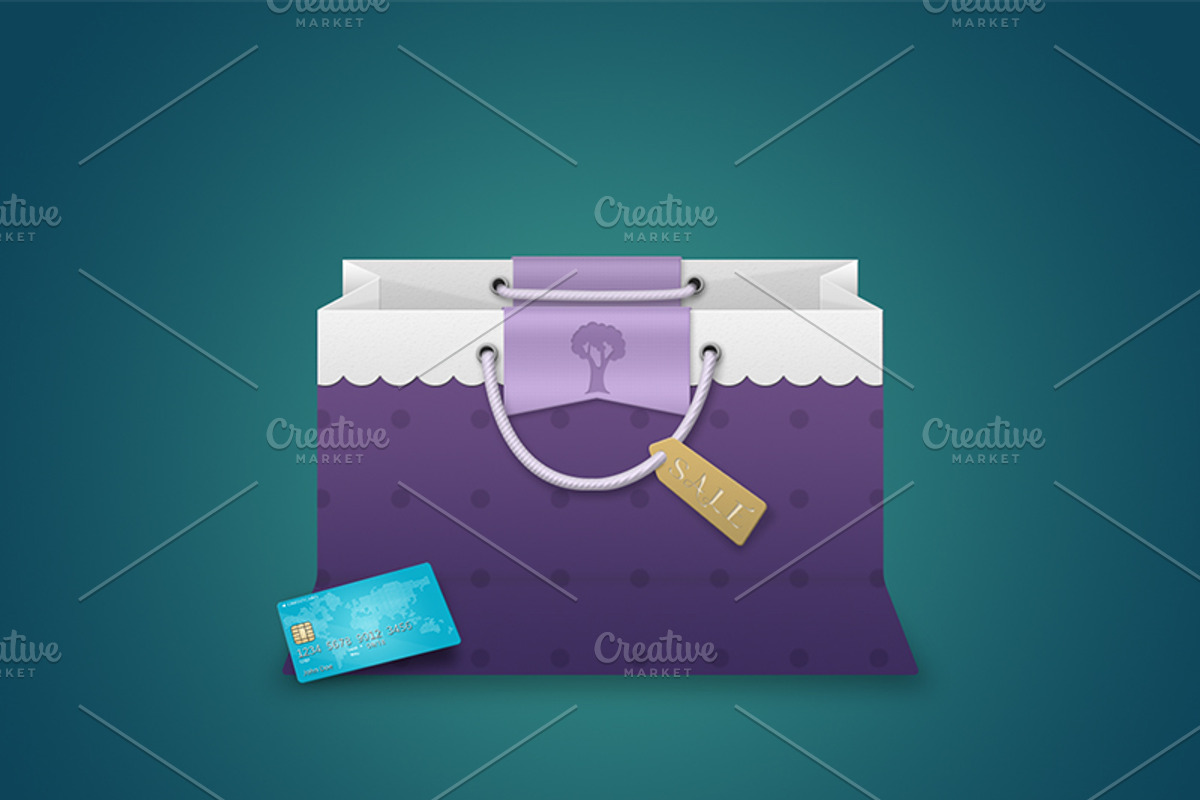 Bag with a Creditcard