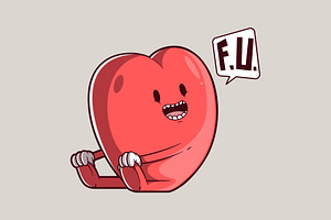 Cute Heart!, a Decorative Illustration by pedrors