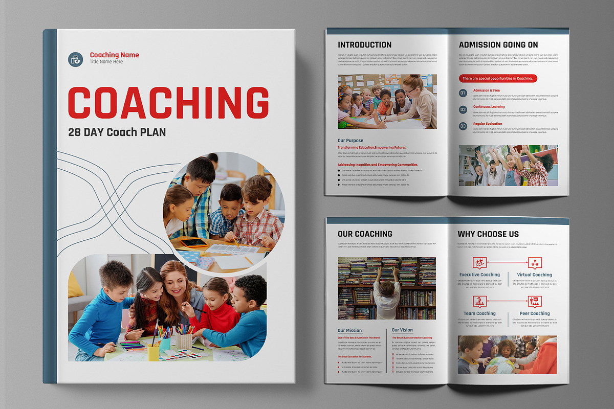 Coaching 28 Day Coach Plan Template, a Brochure Template by MightyDesign (Photo 1 of 6)