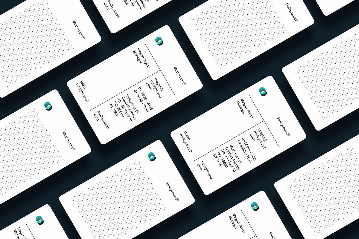 Business cards template: Multyround, a Business Card Template by Srg® (Photo 2 of 4)