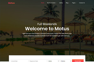 Motus - Hotel Booking HTML Template