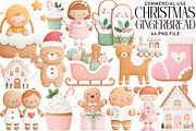 Christmas Gingerbread Png Clip Art, an Illustration by Daily.Designs (Thumbnail 1 of 5)