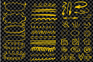 Marker scribbles, an Object Illustration by alexdndz