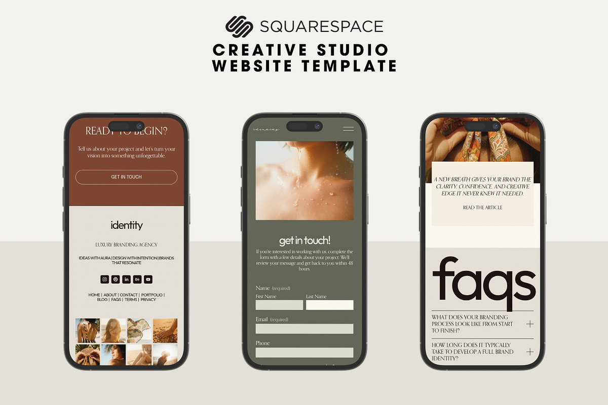 Squarespace Creative Studio Template, a Squarespace Template by Mockup Art Atelier (Photo 5 of 15)