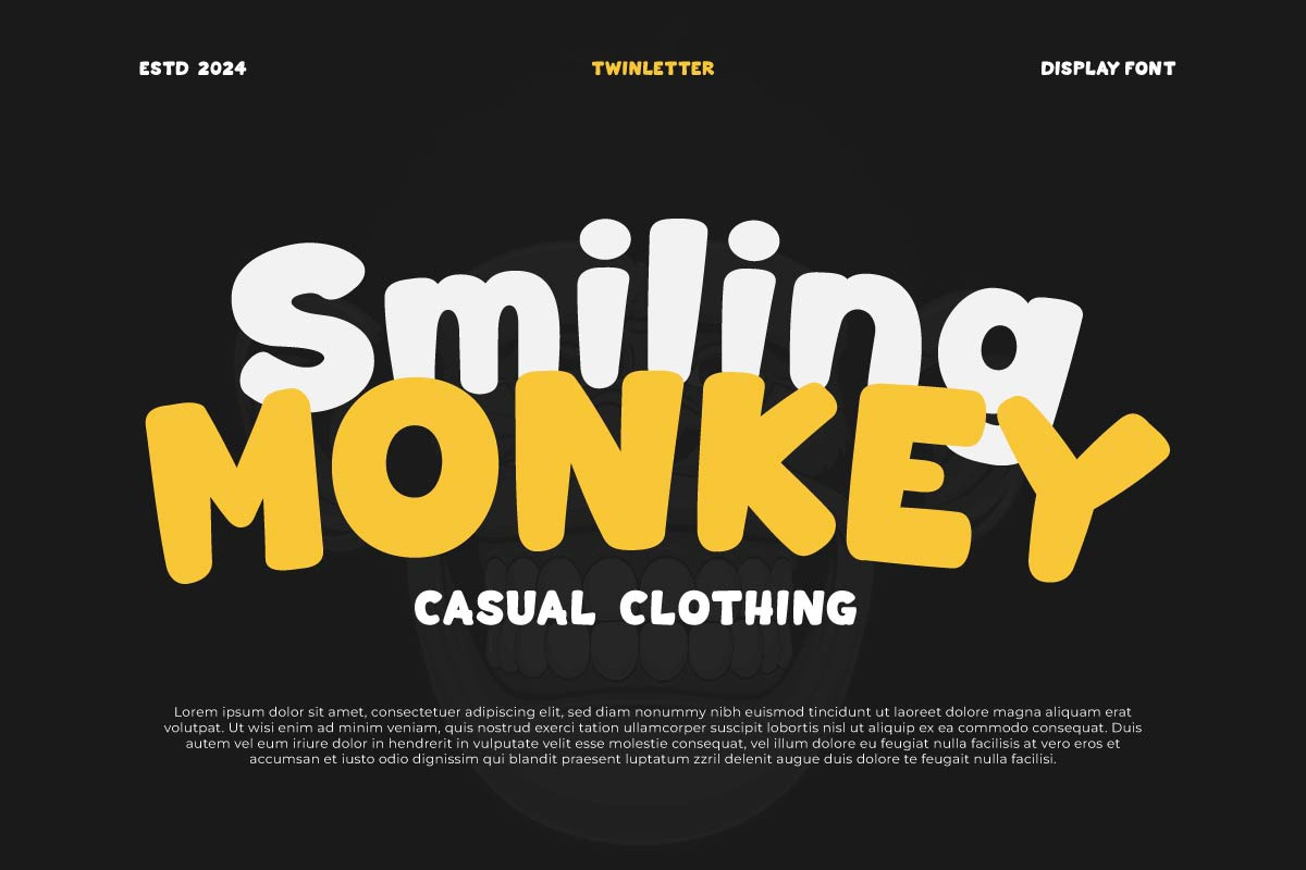 Adhosekle - Playful Display Font, a Handwritten Font by twinstd (Photo 3 of 5)