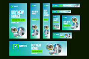 Buy New Home Web Banner Ads Set, an UI Kit Template by CreativeShaper (Thumbnail 1 of 4)