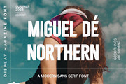 Miguel de Northern Bold Sans Font Ty, a Sans Serif Font by Graphicxell (Thumbnail 1 of 11)