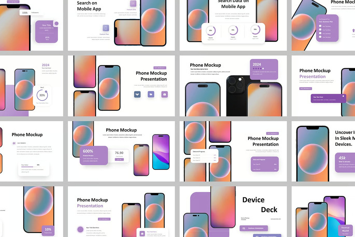 Phone Mockup Presentation PPoint, a Presentation Template by Fit-tee (Photo 2 of 2)