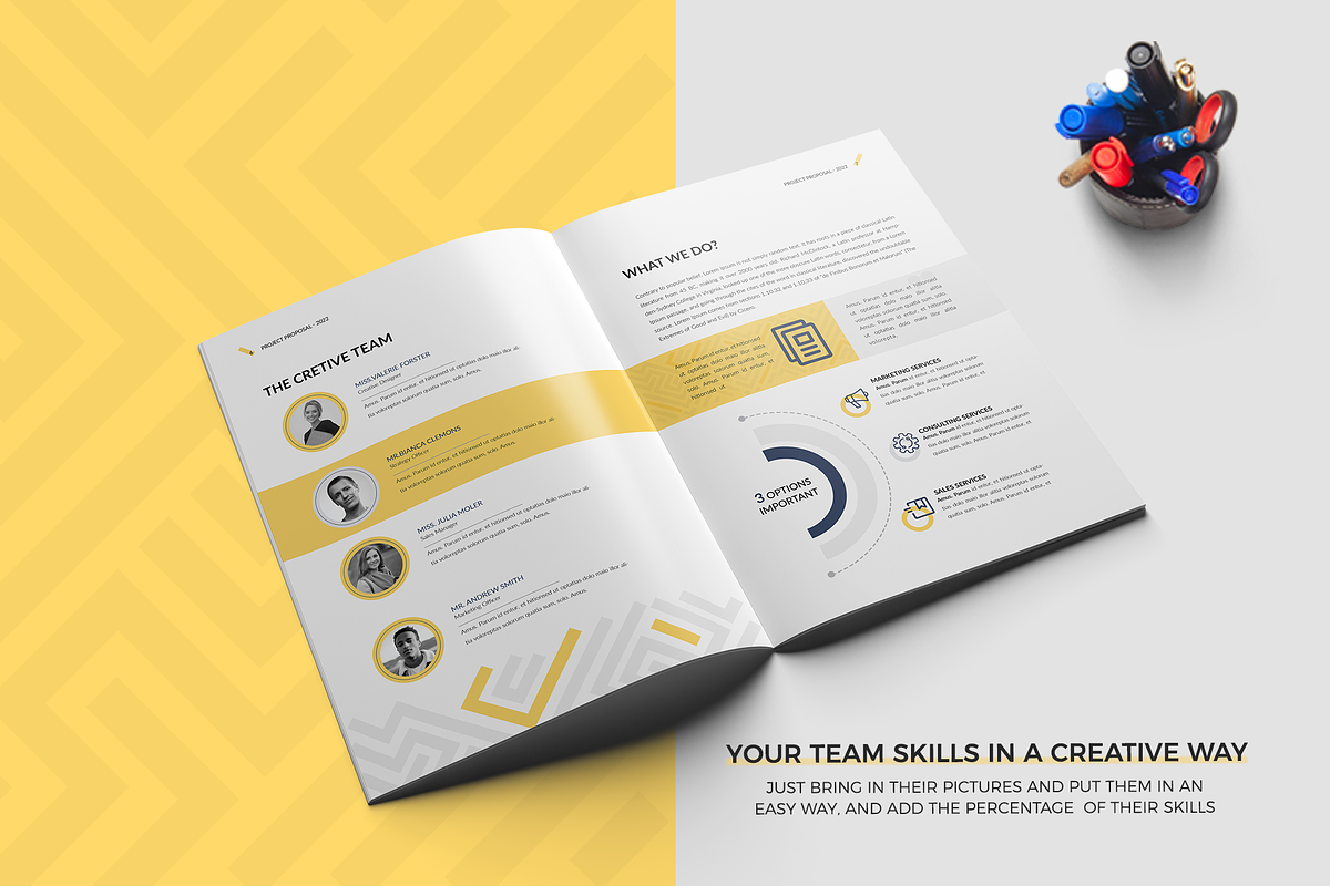 Project Proposal Canva | Docx | Ai, a Brochure Template by Template Zone (Photo 6 of 11)