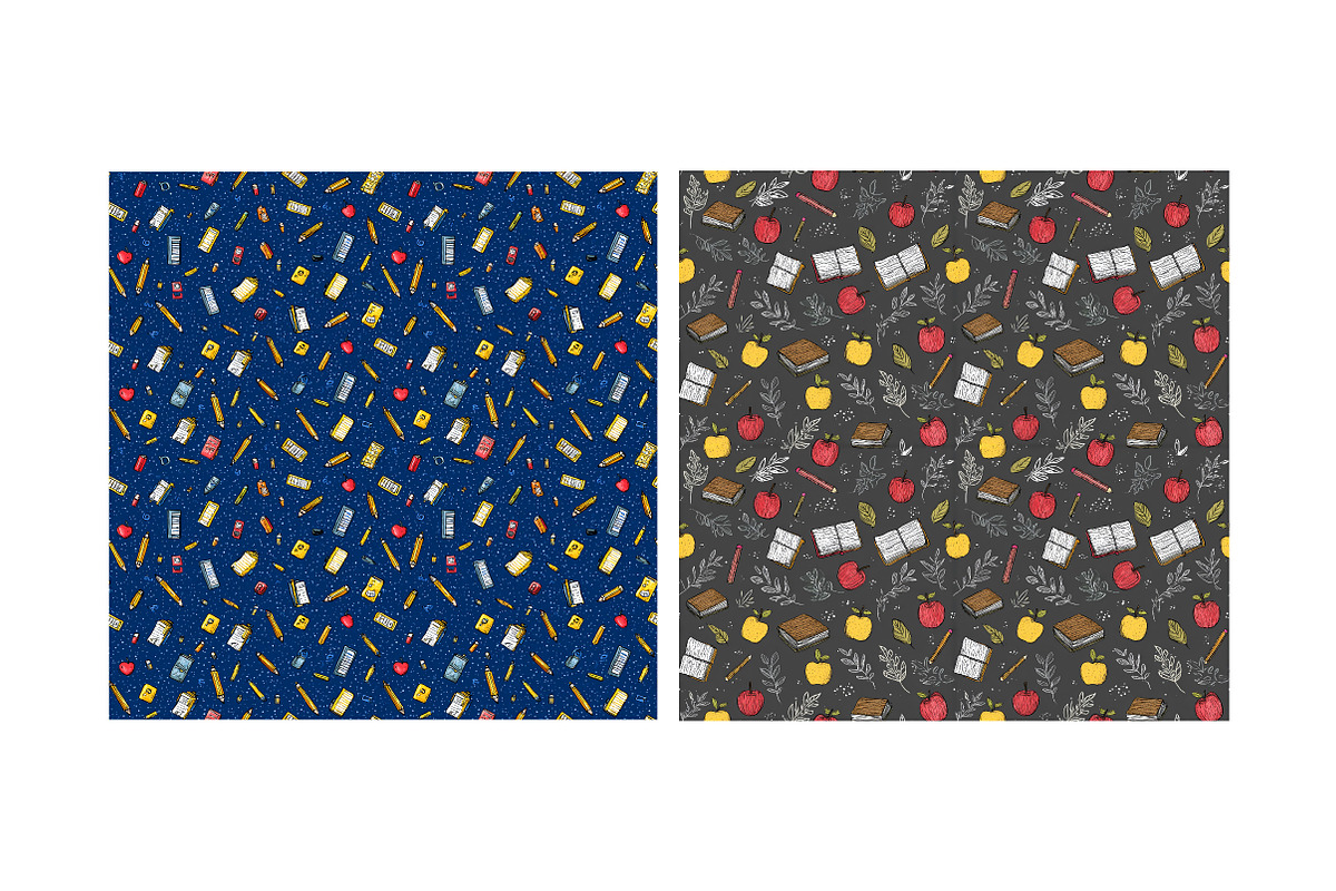 Back to School  Seamless Digital, a Pattern Graphic by Designking (Photo 4 of 4)
