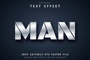 Font Text Effect 3d Editable Vol 15