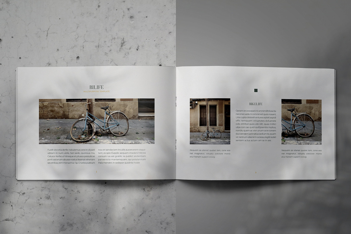 BIKELIFE Lookbook Brochure Template, a Brochure Template by Indotitas (Photo 2 of 8)