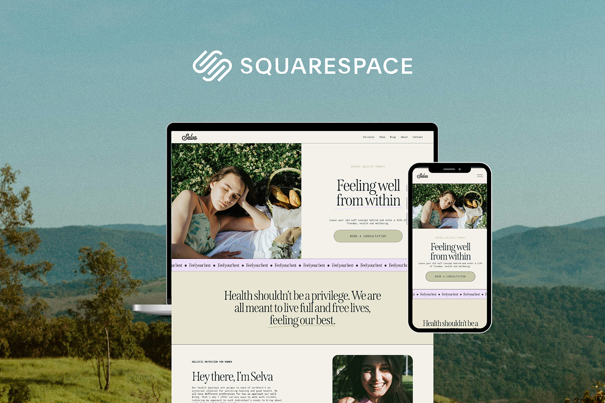 Squarespace 7.1 Template for Coach, a Squarespace Template by Soul Mission Studio (Photo 1 of 10)