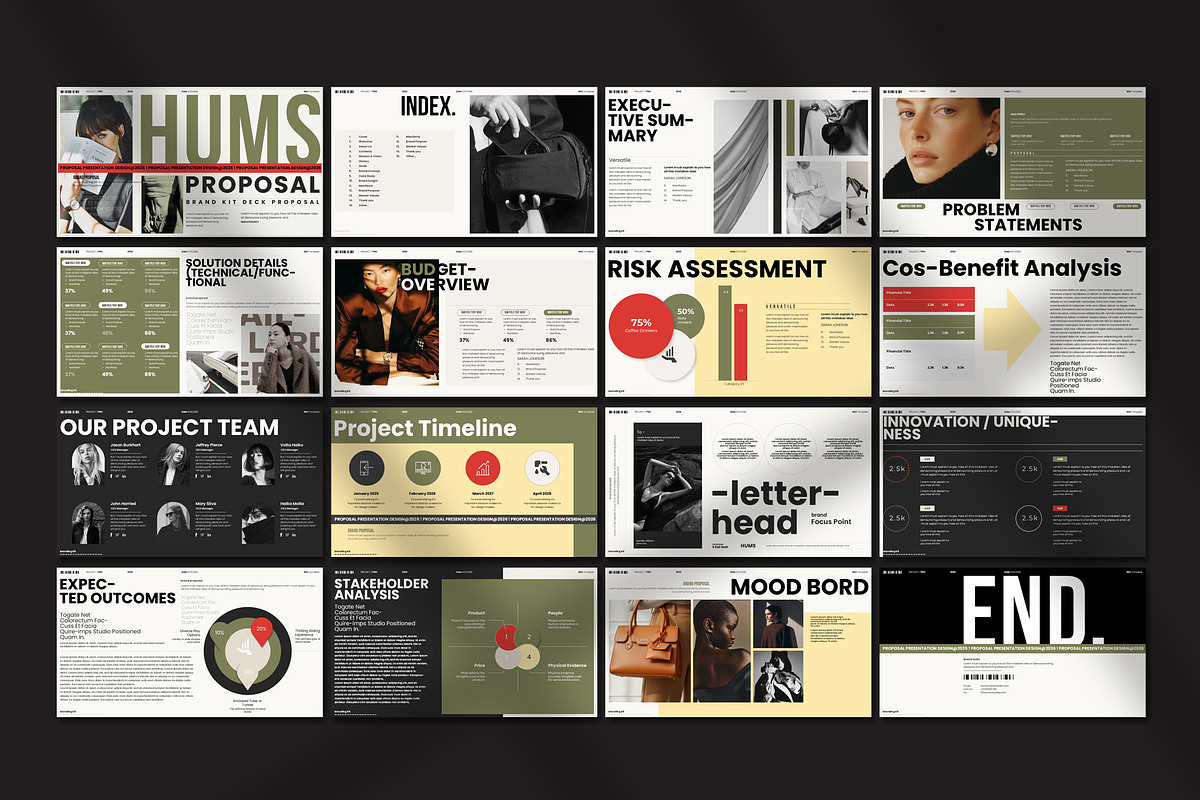 Brand Proposal Presentation Template, a Presentation Template by Aura Agency (Photo 6 of 7)