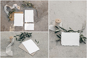 Silver Olive wedding mockups, a Print Template by Tabita's shop (Thumbnail 9 of 11)