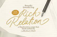 Rich Relation Handwritten Script
