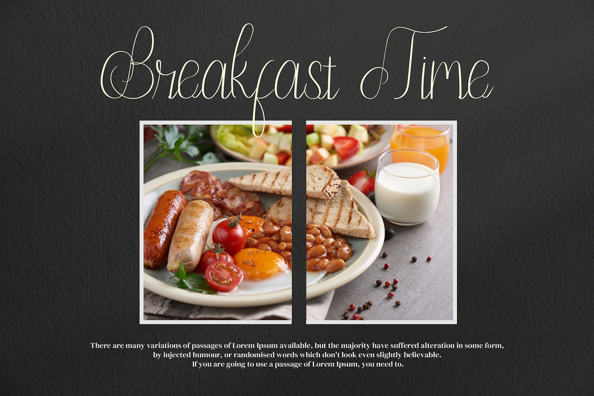 Olleta Script Fonts, a Script Font by mahstudios (Photo 6 of 15)