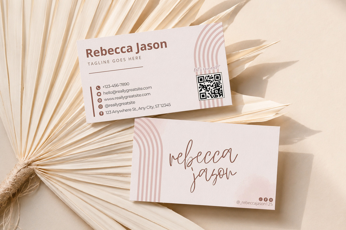 Minimalist Business Card Canva Kit, a Business Card Template by Arslan (Photo 4 of 6)