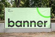 Street Fence Banner Mockup, an Advertising Mockup by graphypix (Thumbnail 1 of 4)