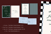 Modern Old Money Wedding Invite Set, an Invitation Template by Lotus White-Sugito (Thumbnail 4 of 4)