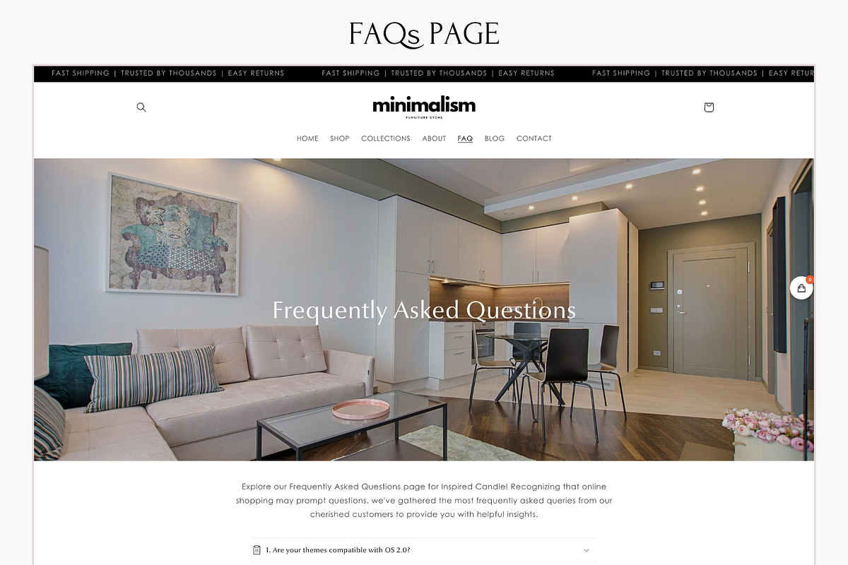 MINIMALISM - Shopify Furniture Theme, a Shopify Template by CharmingAttractive (Photo 29 of 30)
