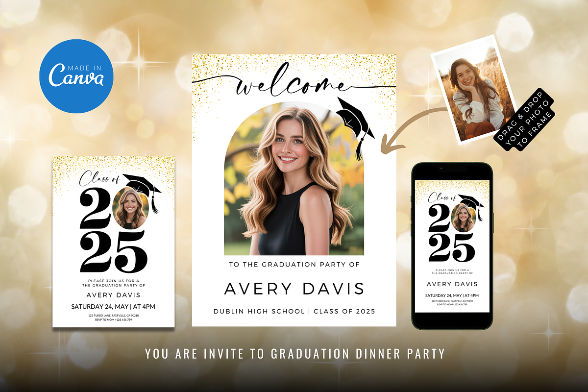 Graduation Invitation Class of 2025 preview 2