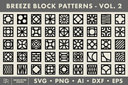 Breeze Block Patterns - Volume 2, an Object Graphic by Brian Ritter Design (Thumbnail 1 of 2)
