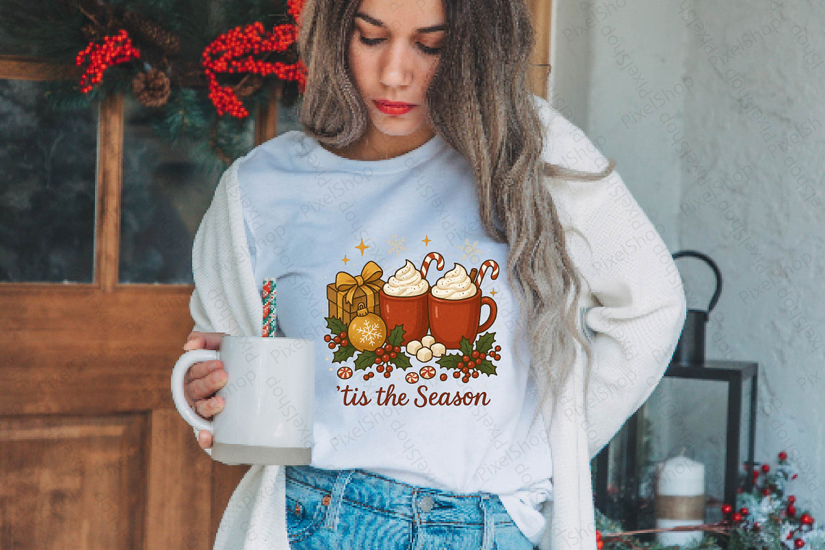 Tis the Season Hot Cocoa PNG, an Illustration by DreamPrint404 (Photo 5 of 7)
