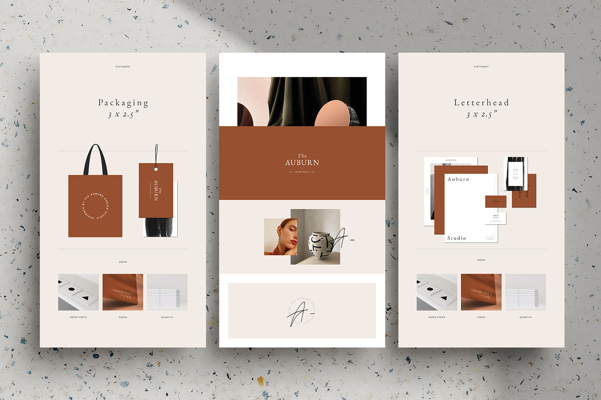 Auburn 24 Brand Sheets, a Presentation Template by Studio Standard (Photo 6 of 11)