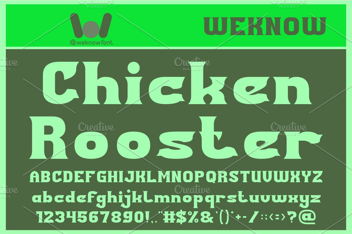 Juke Box font, a Font by weknow (Photo 3 of 8)