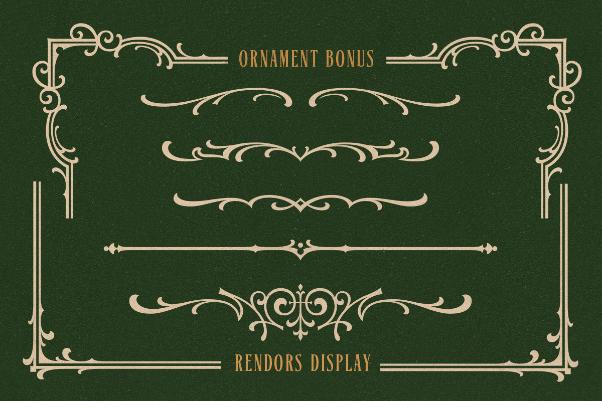 Rendors Display, a Handwritten Font by Letterhend Studio (Photo 10 of 10)