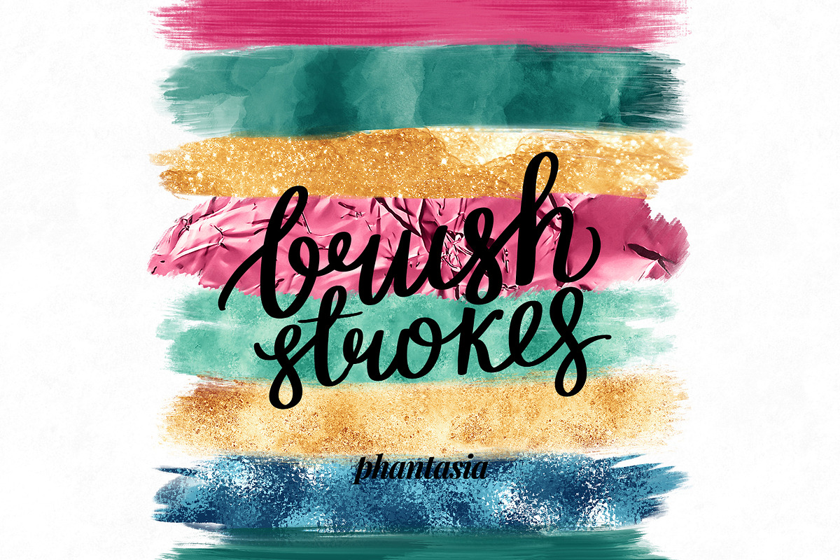 Summer Brush Strokes, an Object Graphic by Phantasia Design (Photo 1 of 2)