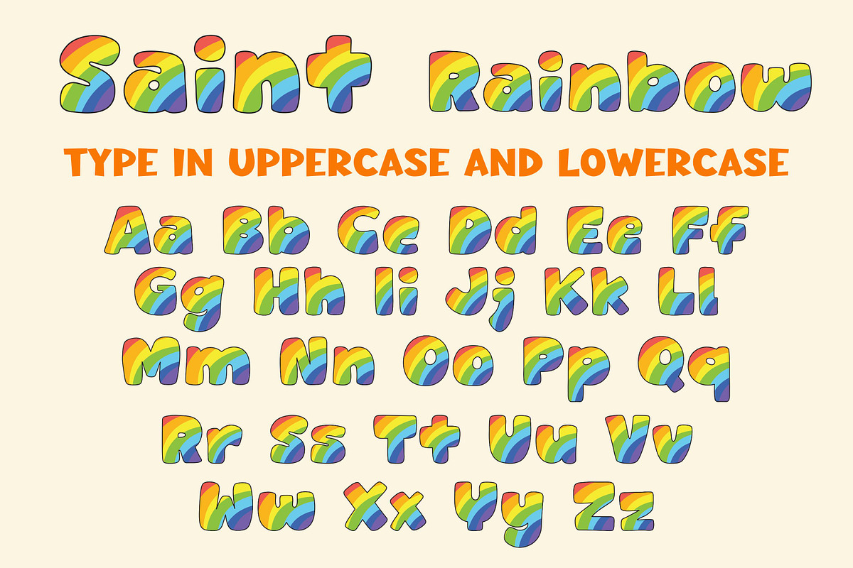 Happy St. Patrick - 6 Color Fonts, a Font by Adalin Shop (Photo 6 of 14)