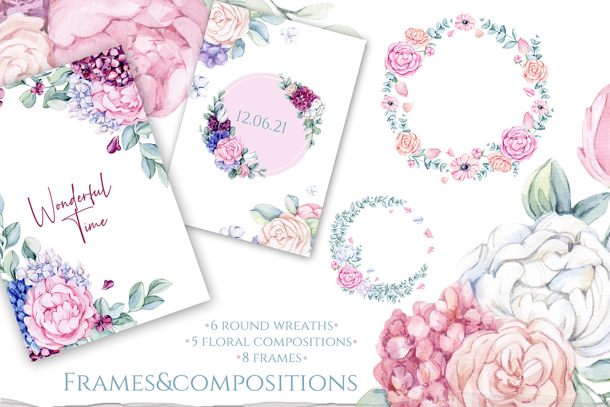 Watercolor Blossom Season, a Decorative Illustration by S_ARTLOVE (Photo 8 of 10)