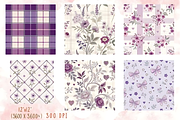 Lavender Cottage Floral, a Pattern Graphic by Design Station (Thumbnail 3 of 3)