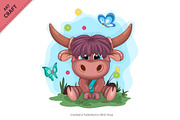 Set of cute cartoon animals_02, an Animal Illustration by KENO Mascots (Thumbnail 2 of 11)