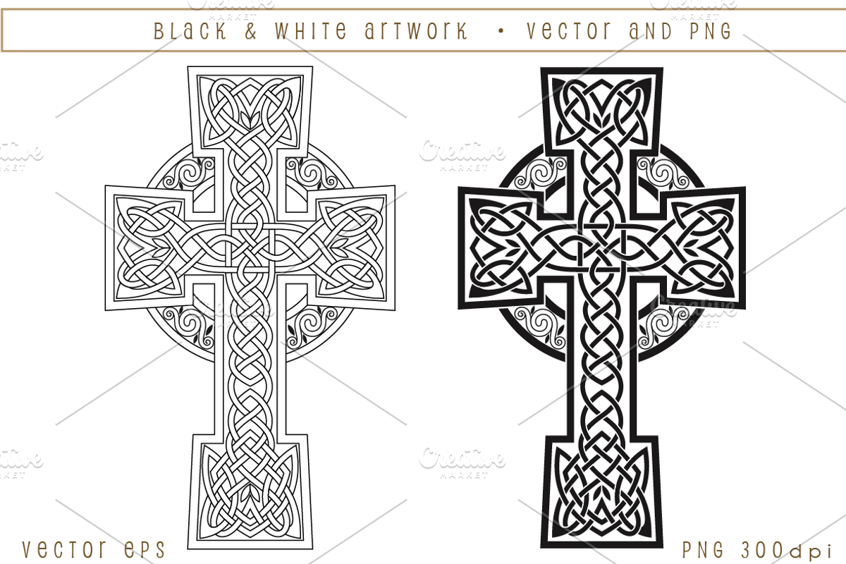 Celtic Cross of Lugh, an Illustration by AonCelticArt