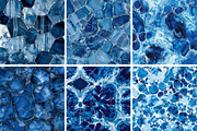 Blue Chemigram Seamless Patterns, a Pattern Graphic by PrintablesByFranklyn (Thumbnail 4 of 4)