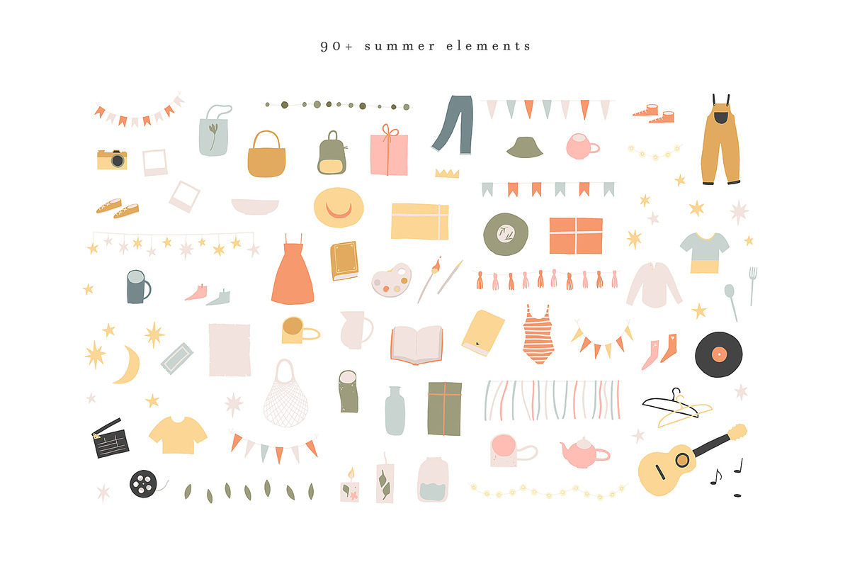 Summer Market - poster & map creator, a Decorative Illustration by Cute Atelier (Photo 5 of 18)